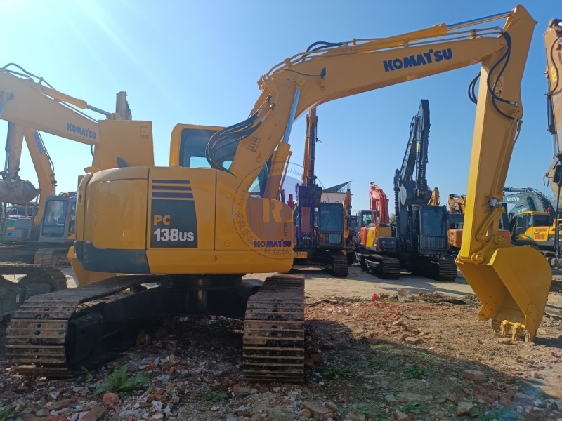 Used 13Ton PC138us Excavator Second Hand Crawler Digger For Sale