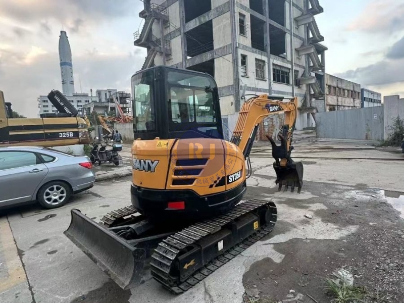 Sany SY35U 2nd Hand Diggers Pre Owned Mini Excavator Hydraulic Crawler 3.5 Ton
