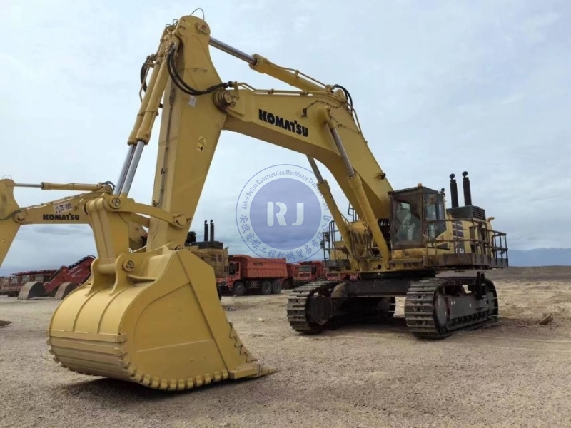 Hydraulic Used Komatsu Excavator PC1250 Crawler Large Digging Machine