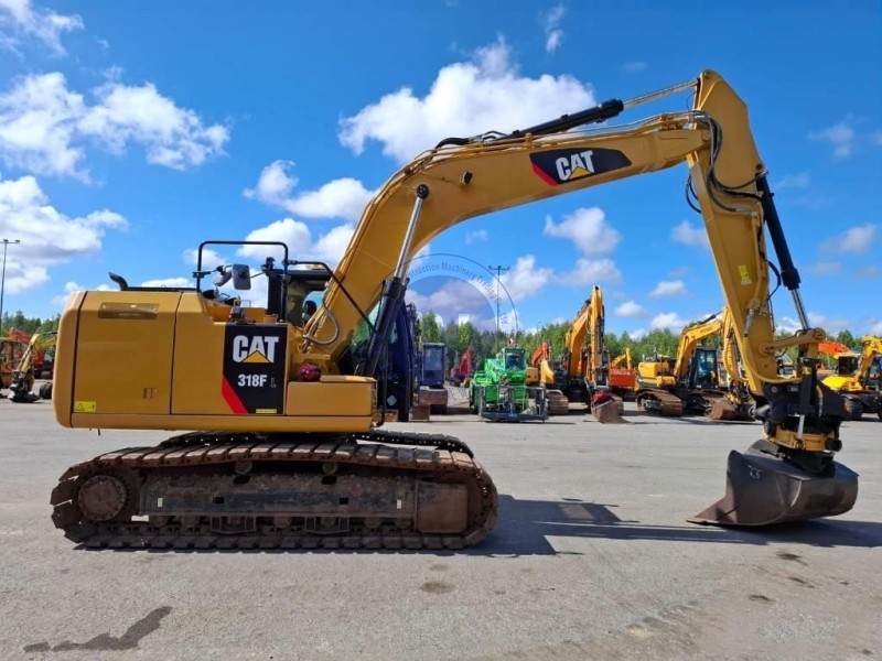 High Quality Low in Price CAT 318D 318E 318FL Mini Working Used Original JAPAN Excavator