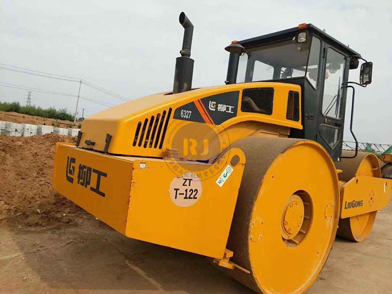 Chinese Brand Liugong CLG6327 27T Vibration Roller Used Condition Liugong 6327 Road Roller