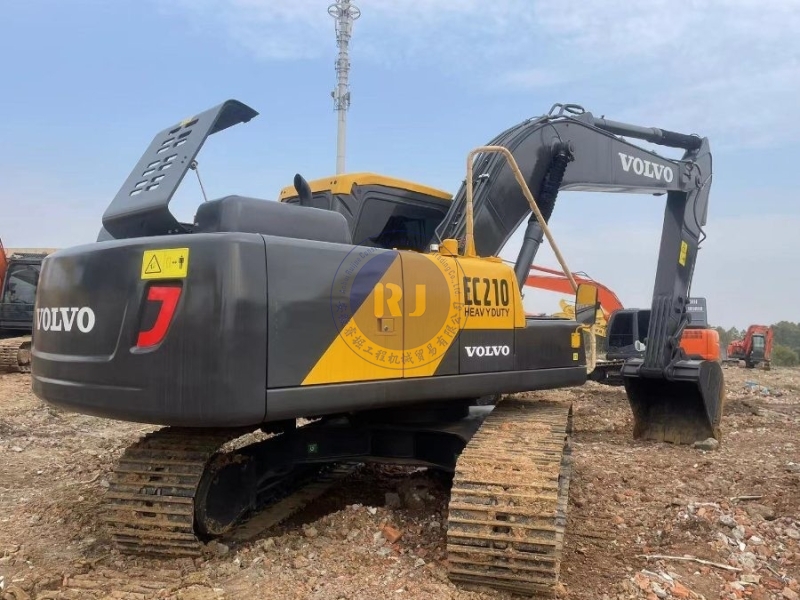 Tracked Used Volvo Excavator EC210 20Ton Earth Removal Equipment
