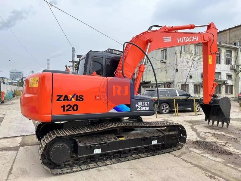 12200KG Hydraulic Second Hand ZX120 Hitachi Excavator Crawler Diggers 120