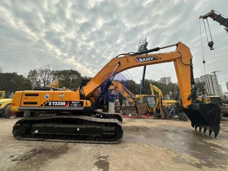 Repossessed SY335H Used Sany Excavator Crawler Digger For Construction