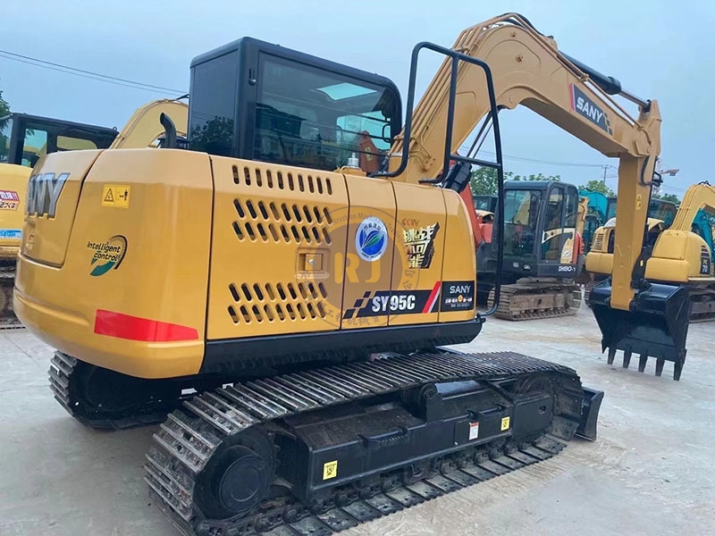 User Friendly Sany SY95C Mini Used Excavator Second Hand Digger 9.5Ton