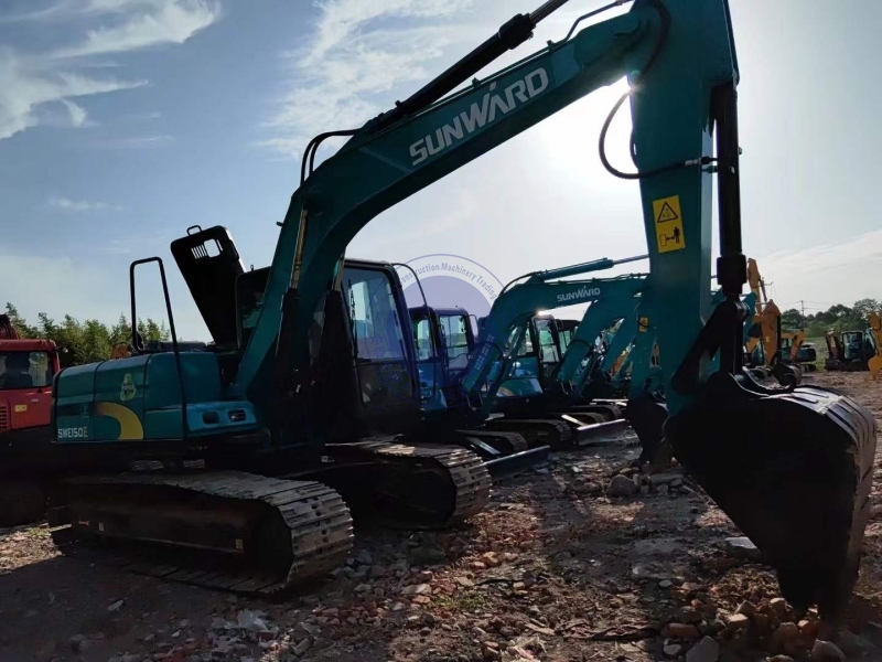15ton Sunward Excavator SWE150E Medium Used Excavators China Brand Swe150 Excavators for Sale