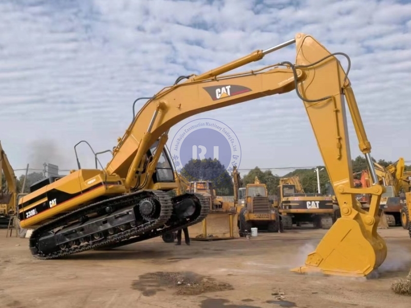 Large Used CAT Excavator 330BL Digger For Road Construction