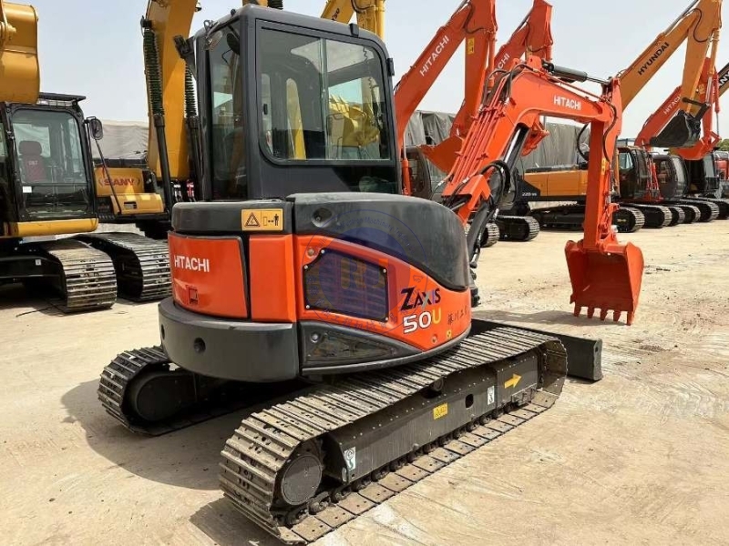 Mini ZX50U Hitachi Excavator Used Construction Machinery 5T ZX50