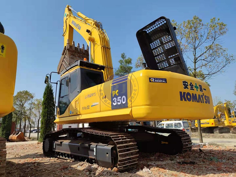 High Performance Used Komatsu PC350-7 Excavator 35 Ton Japan Original Second Hand High Quality Engine Gearbox Gear-Stock