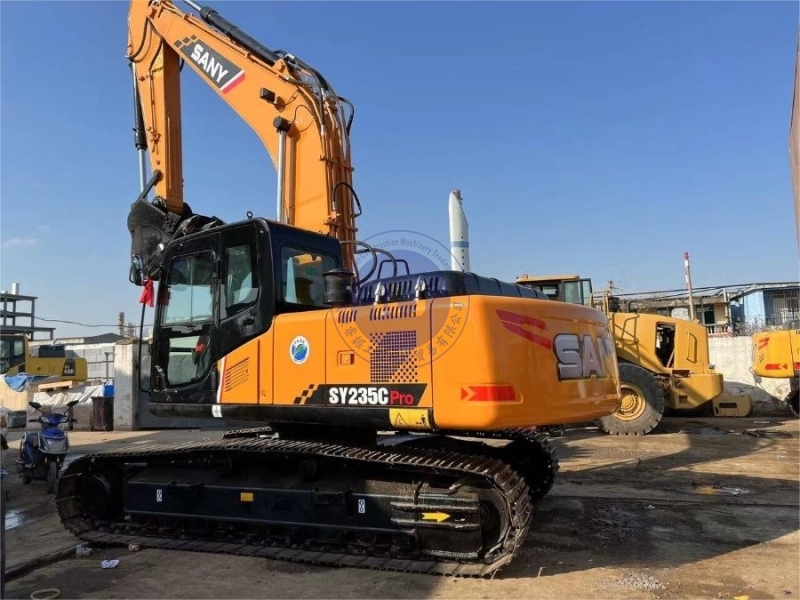 23.5ton Sany SY235C Used Crawler Excavator Equipment Medium Sized SY235CPro