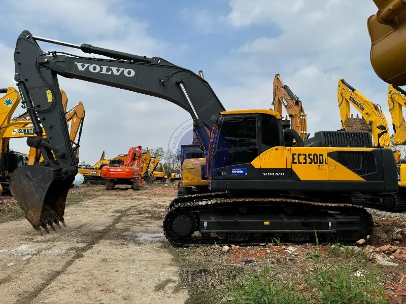Used 35 Ton Crawler Excavator Original Volvo EC350D Used Excavator