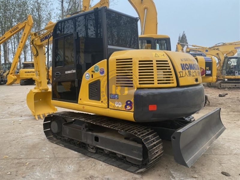 6T Turbocharged Used Komatsu Excavator PC60 Hydraulic Crawler