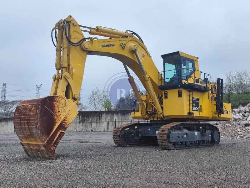 Original Second Hand Komatsu Excavator PC2000-8 Large Earth Moving Machinery
