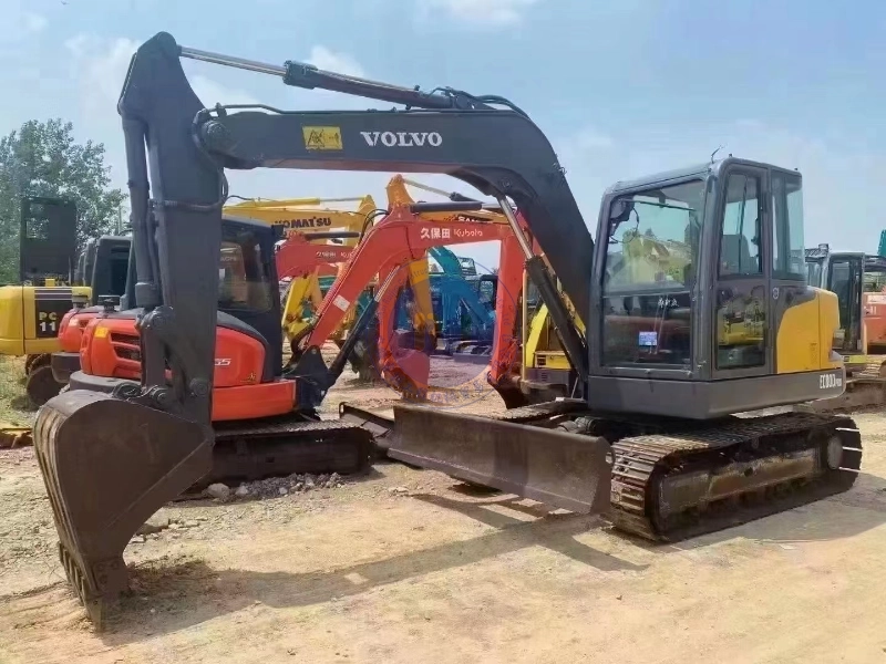Used volvo Excavator E80Blc EC80 EC80B EC80D 8Ton Large Size Second Hand Construction Equipment
