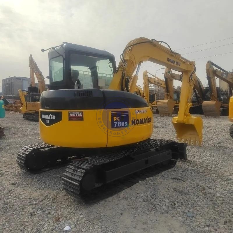 Mini Komatsu pc78us used excavator with low work hours
