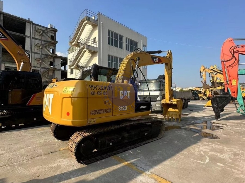 Midi 312D Used Caterpillar Excavator Machine 12 Tonne For Infrastructure Construction