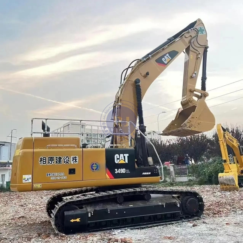 Used CAT349D2 Excavator CAT Dig Machine 349 349D 349E 349EL Caterpillar Mining Machinery Heavy Duty Equipment