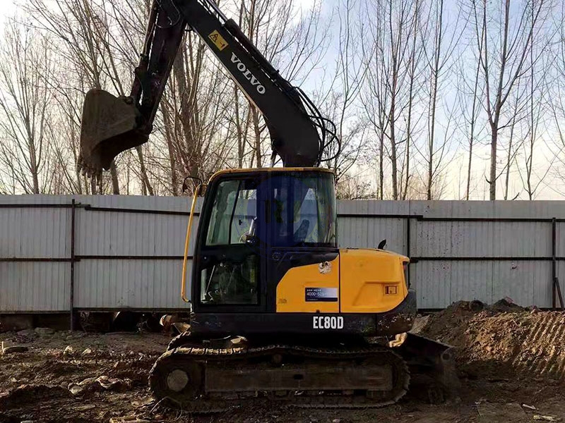Volvo crawler EC80D used excavator for sale in China