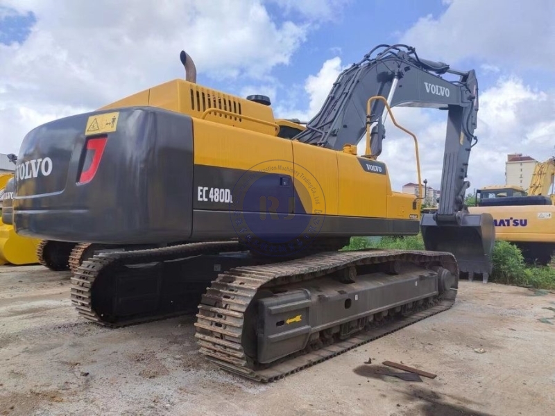 Large Used Volvo EC480DL Excavator 48 Tons Hydraulic Crawler Diggers