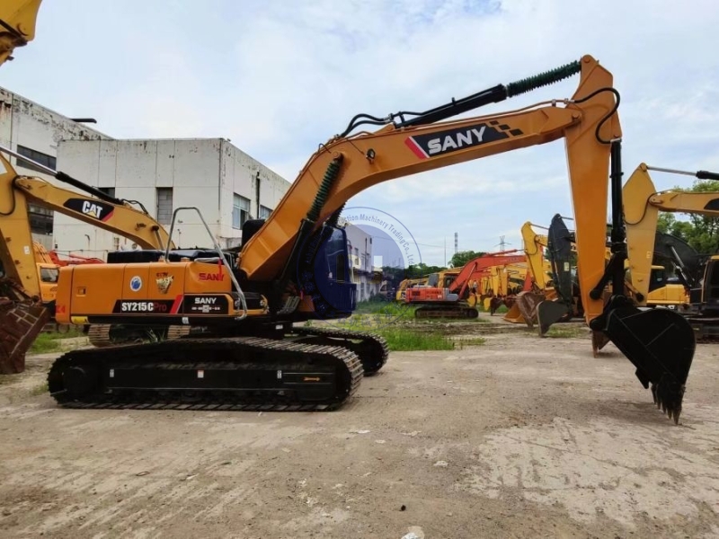 Hydraulic Used Sany Excavator SY215C 118KW 21900KG for sale