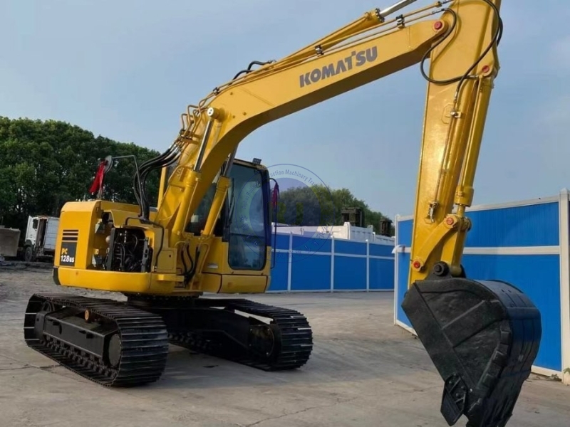 Komatsu PC128US Repossessed Earthmoving Equipment Industrial Digging Machines Used Excavators