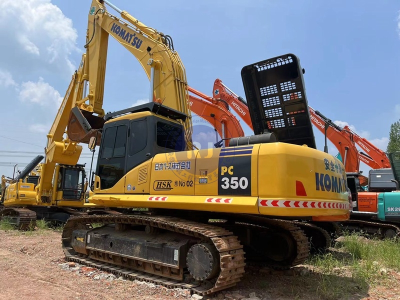 Used Japan Second Hand Komatsu PC350-7 Digger 35 Ton Excavator Machine