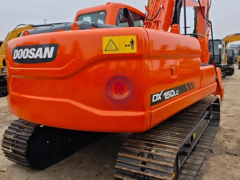 Doosan 15ton DX150 Almost New large crawler excavator made in Korea for sale with fair price