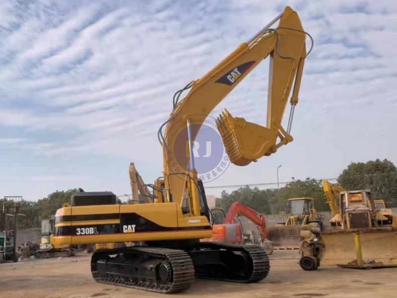 Large Used CAT Excavator 330BL Digger For Road Construction