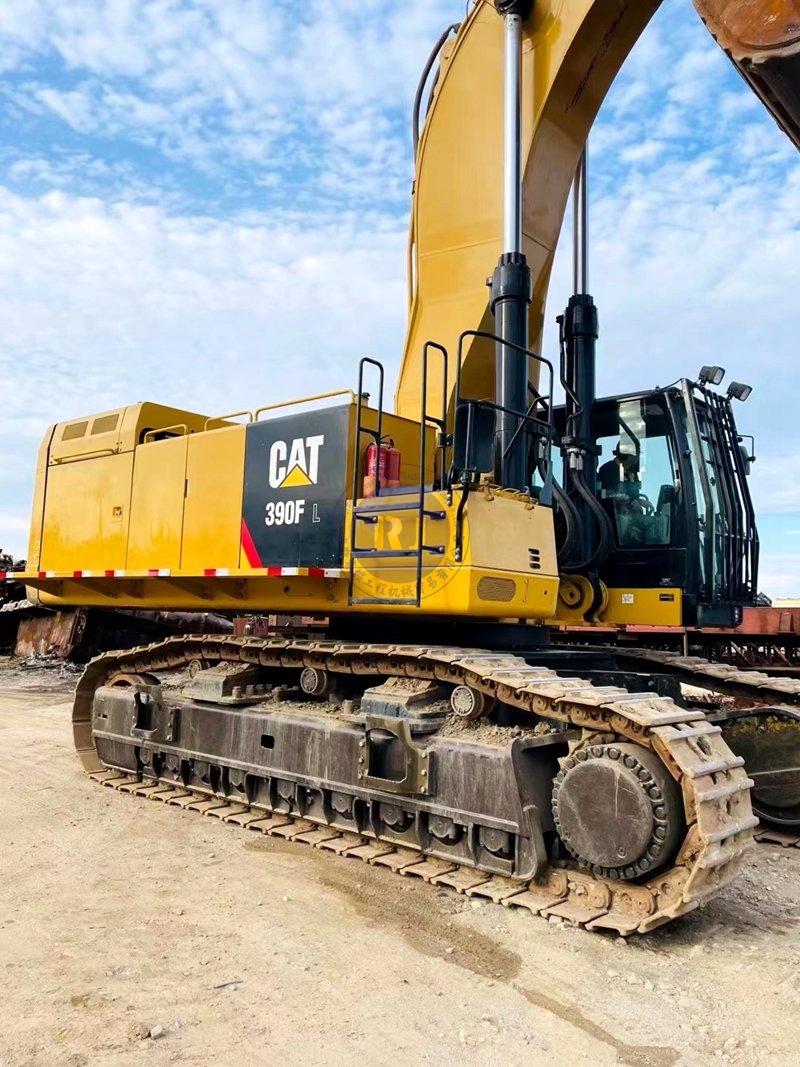 Used Heavy Caterpillar Construction Mining Rock Machinery 390F Digger Excavator