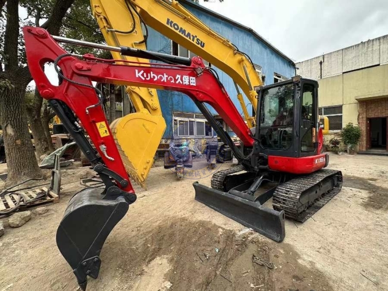 35.5KW Old Used Crawler Excavator Mini Kubota Kx163 6 Ton Digger