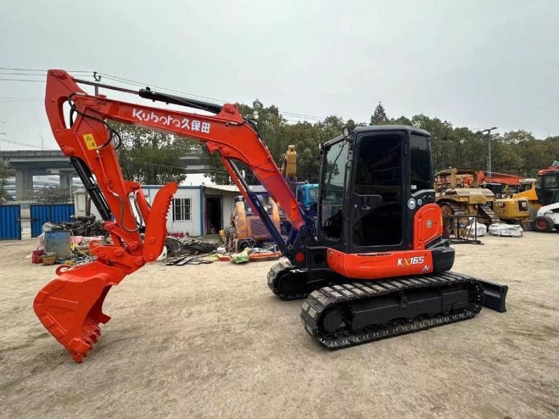 Municipal Engineering Used Kubota Excavator Kx165 Kx163 Kx155 Mini Digger