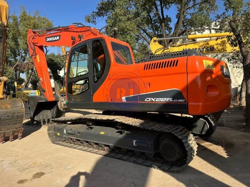 Original Korea DX225LC-9c Doosan Used Equipment Hydraulic Mining Digger