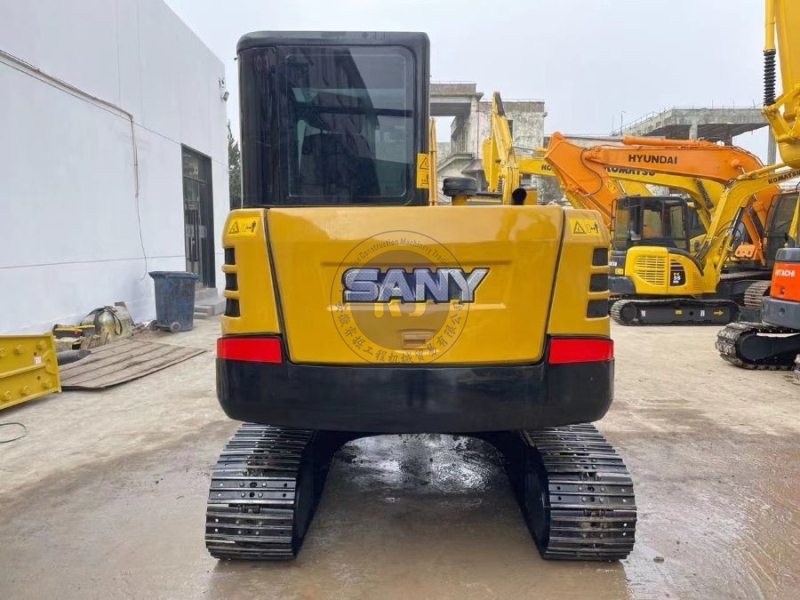 Sany SY60C Second Hand Diggers Mini Excavator For Earth Removal