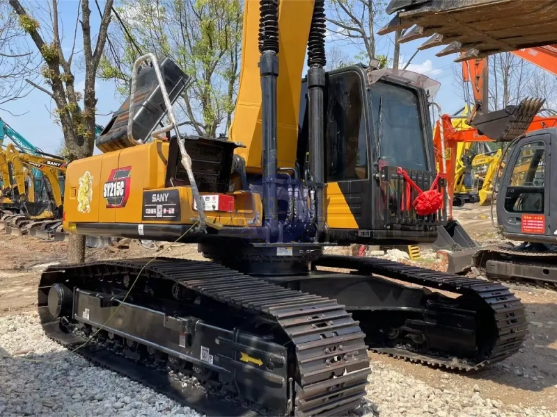 Wonderful Condition Cheap Price Secondhand Sany Excavator 215c Used Excavator Auction Second Hand 21tons Excavator