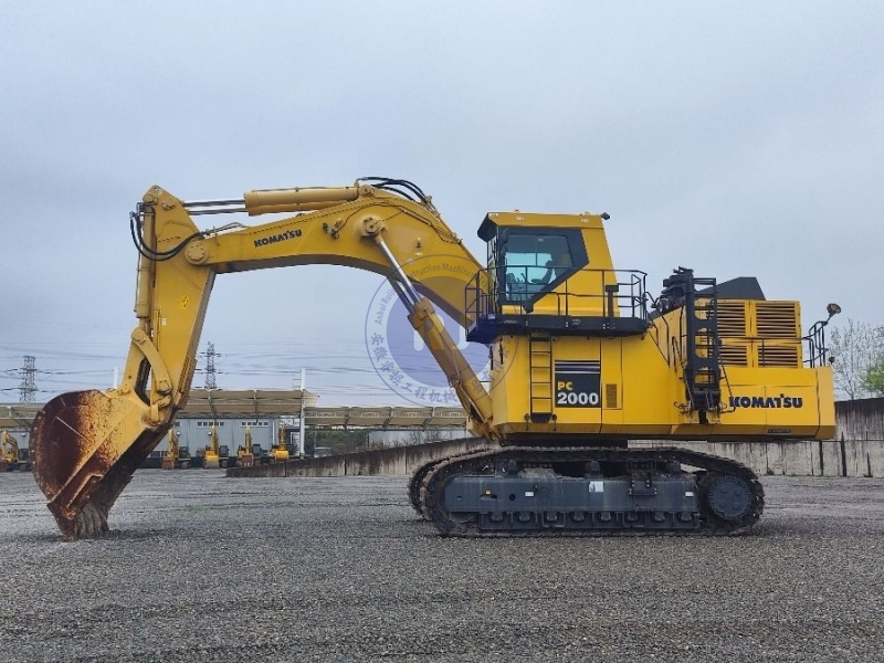 Original Second Hand Komatsu Excavator PC2000-8 Large Earth Moving Machinery