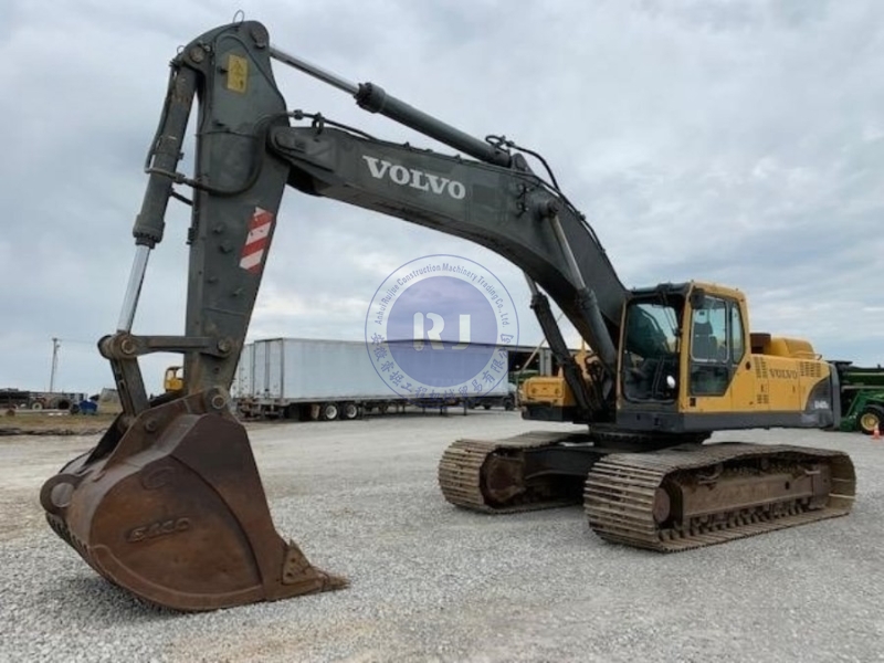 Repossessed Used Volvo Excavator EC460B Large Excavation Machinery
