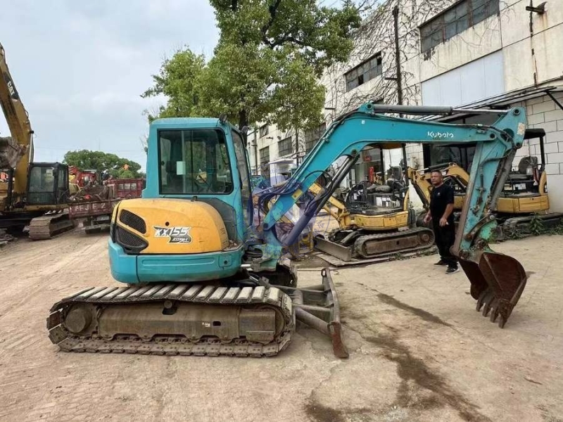 Kubota Kx155-3 Second Hand Kubota Diggers Crawler Excavator 5T High Performance