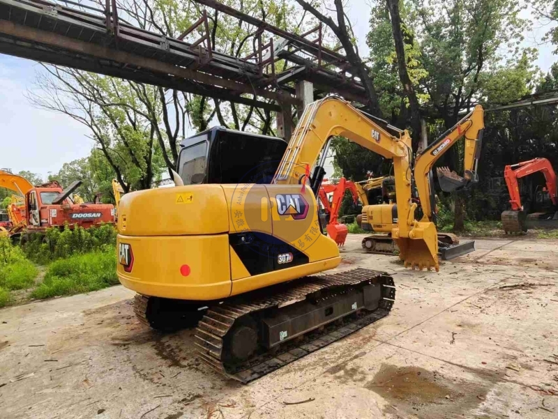 Caterpillar 307D Track Used Compact Excavators Mini Sized 7193KG