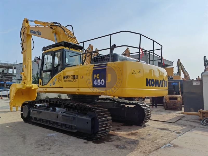 Used Japan Second Hand Komatsu PC450-7 Digger 45 Ton Excavator Machine